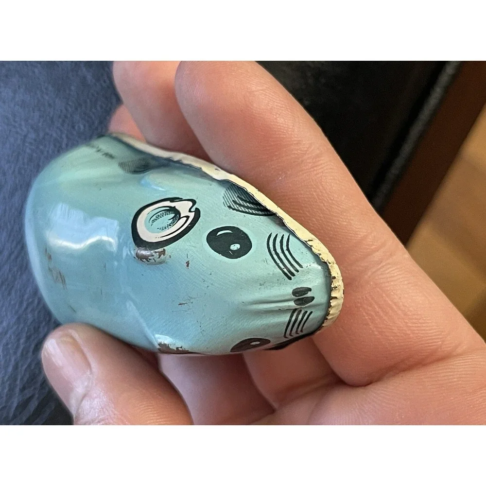 Vintage Metal Toy Mouse